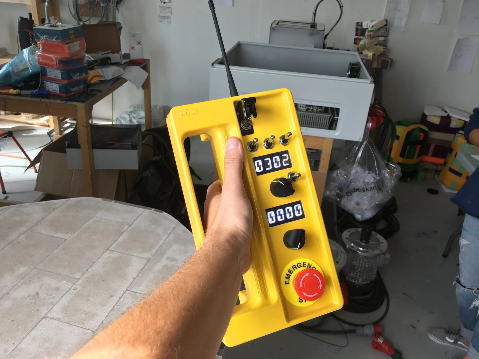 Custom made wireless remote