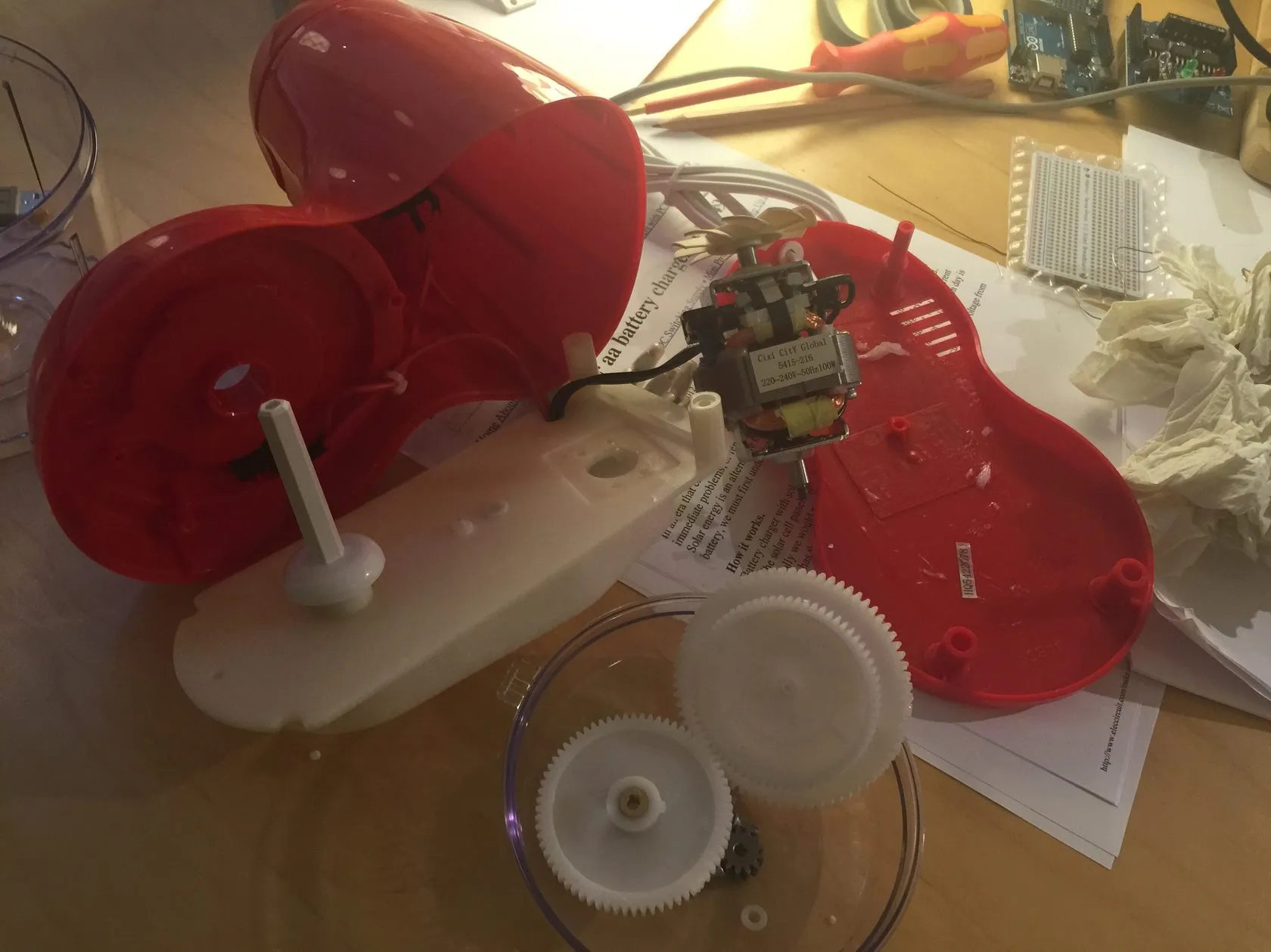 Internet-connected sourdough — build photograph